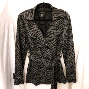Sandro Sportswear Zebra Print Jacket Large